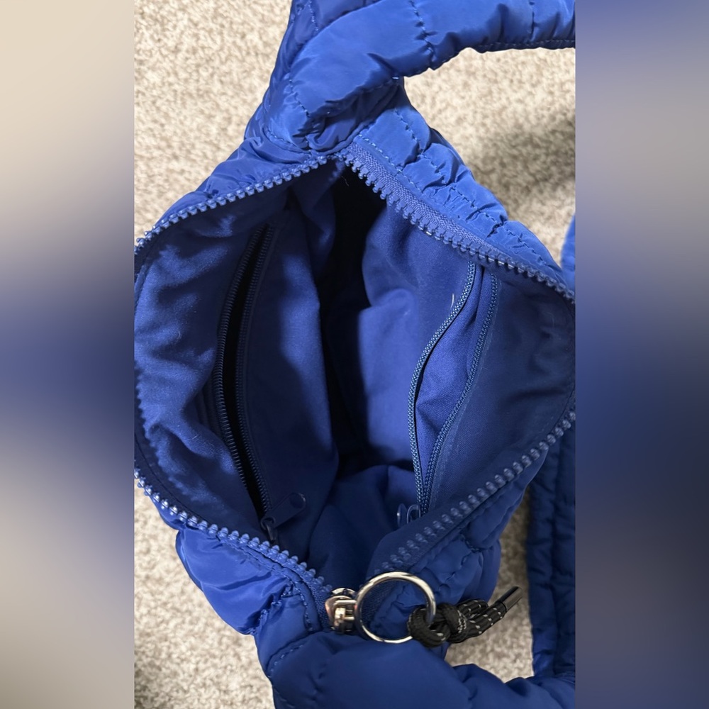 FP Movement - Blue Quilted Carryall Sling Bag - Picture 4 of 10